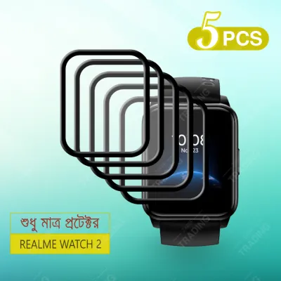 REALME WATCH 2 Screen Protector Full Coverage Anti Scratch Anti Fingerprint Automatic Scratch Repair Easy Install
